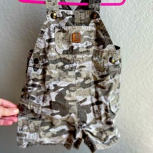 Camo Carhartt 18mo overalls
